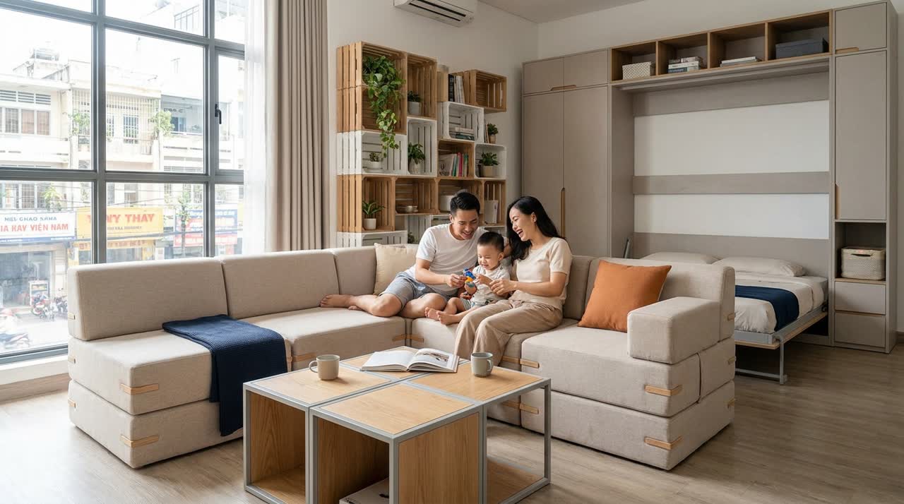 Combo nội thất module trọn căn hộ 7MODU — Đời sống
